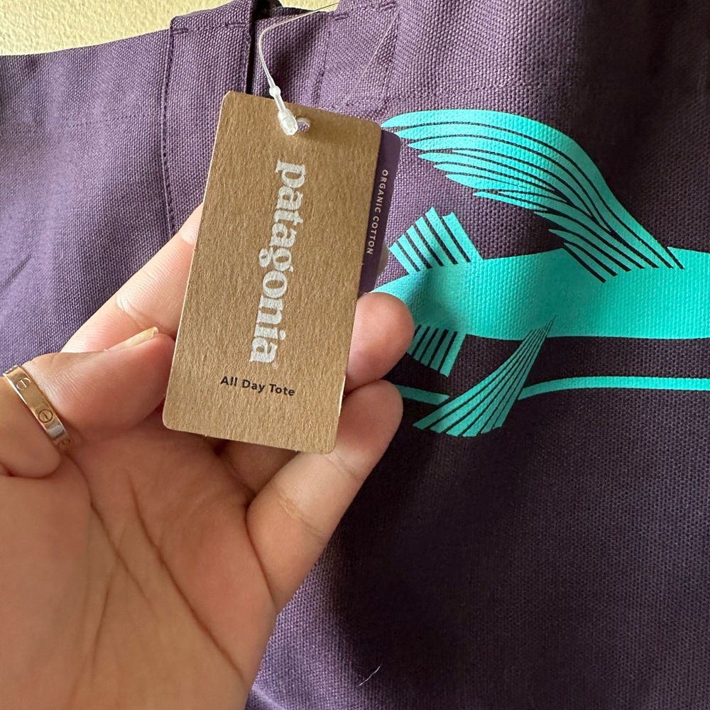 Patagonia Piton Purple All Day Tote - Picture 3 of 8
